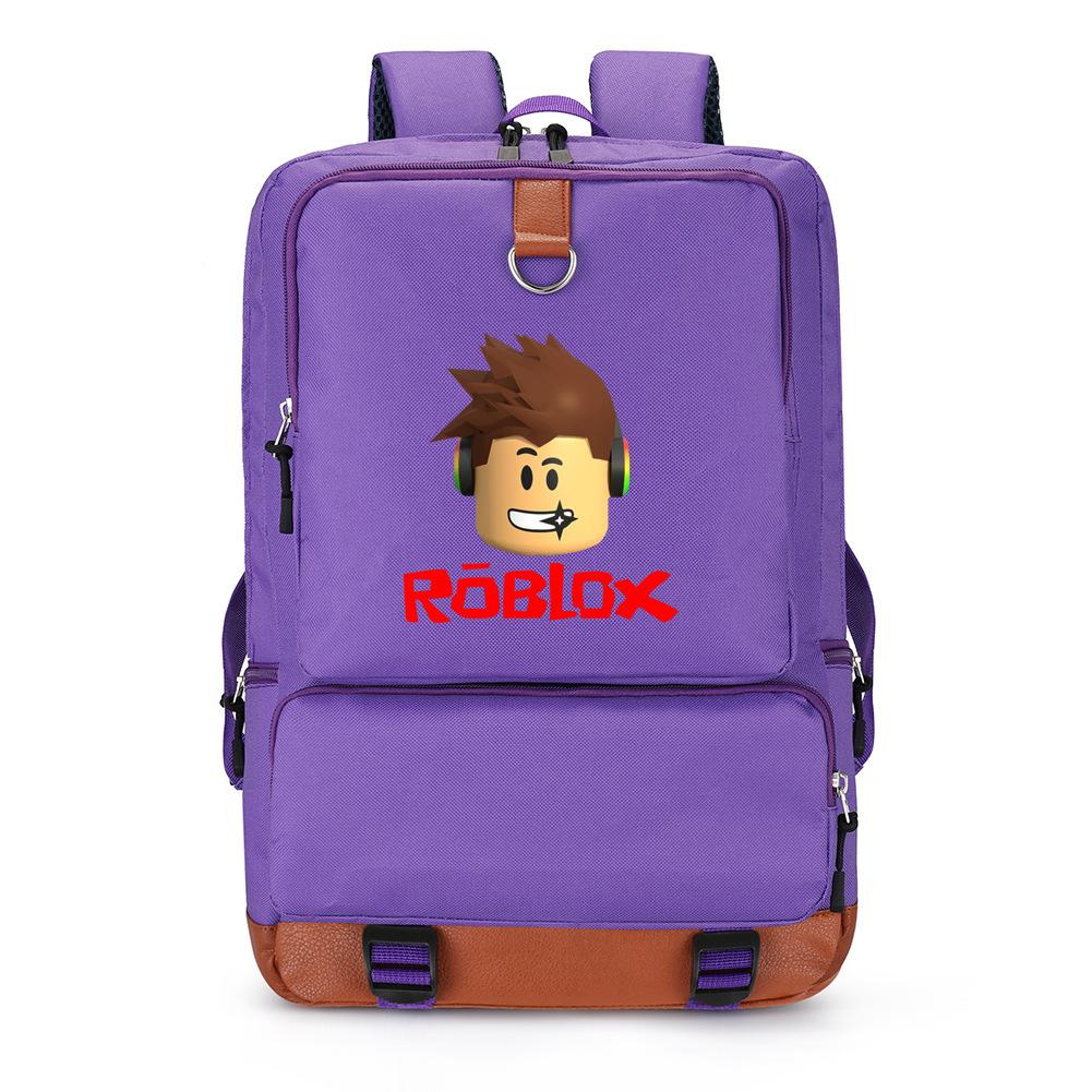Virtual World Roblox Games Men'S And Women'S Backpacks Backpacks Student School Bags Travel Bags Computer Bags