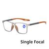 New Fashion TR90 Multifocal Reading Glasses for Women Men Blue Light Blocking Progressive Eyeglasses HD Lens Far Sight Eyewear