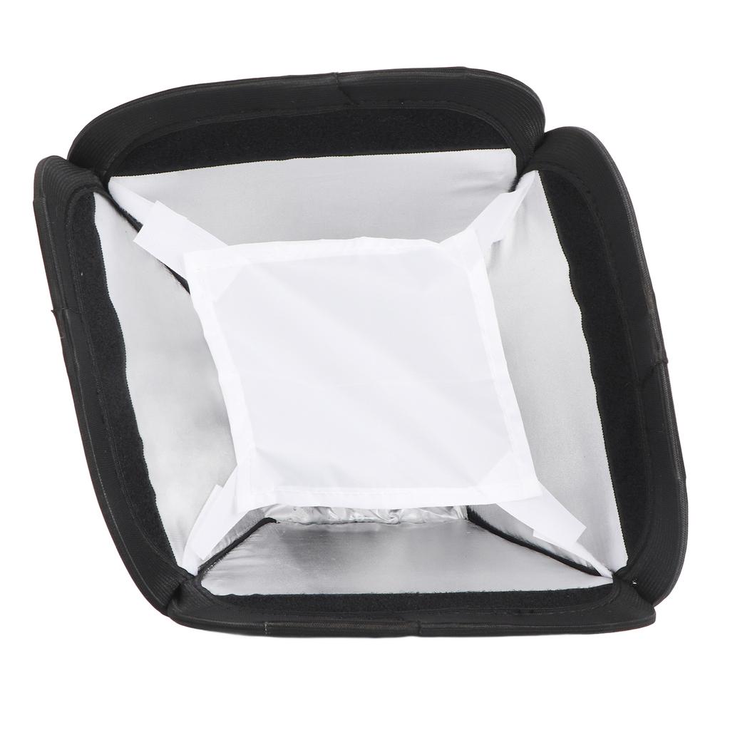 23cm Plastic Pure White Portable Folding Flash Light SLR Camera Softbox Photography Fill Light Cover