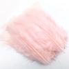 100pcs Flat Fluffy Colorful Turkey/Chicken FeathersDiy Pheasant Plume for Needlework Decor Clothes Handicraft Accessories10-18cm