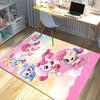 Pink Magical Girl Fairies Carpet For Playroom Bedroom Living Room Sofa Home Decor Kids Game Area Rug Nonslip Floor Mat