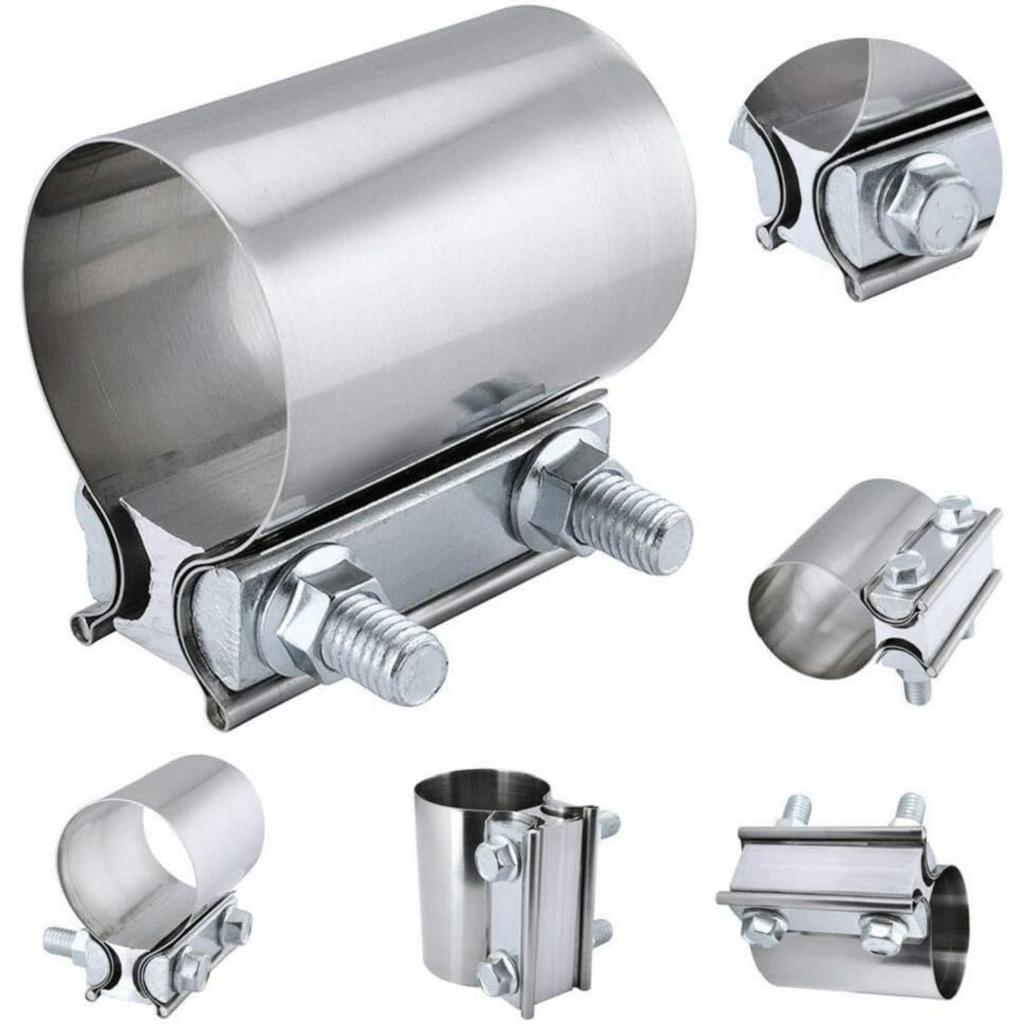 Stainless Steel 2.5" Butt Joint Exhaust Clamp