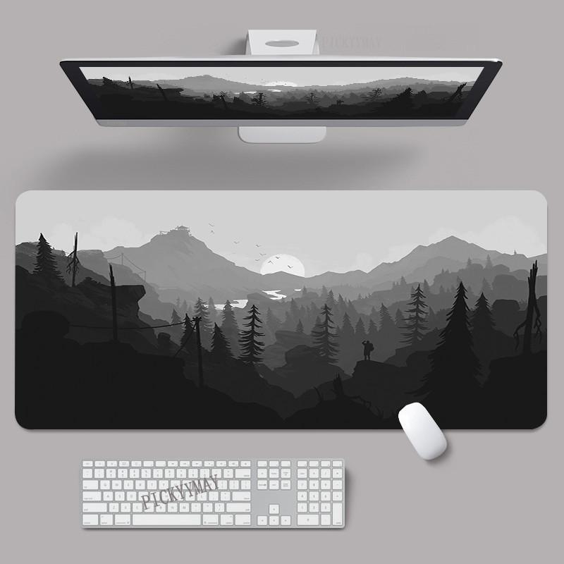 Mouse Pads Design Forest Firewatch Gaming Mousepads Xcm Large Mousepad Gamer Rubber Mat Company Desk Pad Design For Gift