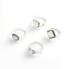 Vintage Antik Silber Farbe Ringe Sets Bunte Opal Kristall Stein Schnitzen für Frauen Männer Böhmischen Schmuck Anillos
