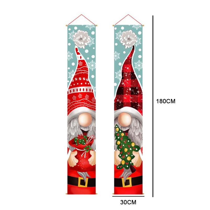 

Рождественский крыльцо подвесной баннер на дверь Веселое рождественское украшение для дома Рождественские украшения Рождественские подарки 2022 С Новым годом 2023