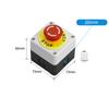 1pc Push Button Switch Self-reset/self-locking 440V 10A Control Box With Button 22mm Push Button Switch Power Tools Spare Parts