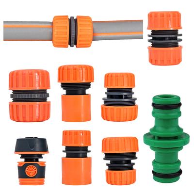 Garden Hose Quick Connector 1/2'' 3/4" Garden Water Pipe Car Wash Gun Joint Watering Pipe Fittings Pipe Connector Accessories