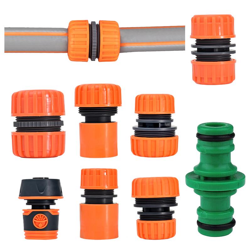 Garden Hose Quick Connector 1/2'' 3/4" Garden Water Pipe Car Wash Gun Joint Watering Pipe Fittings Pipe Connector Accessories