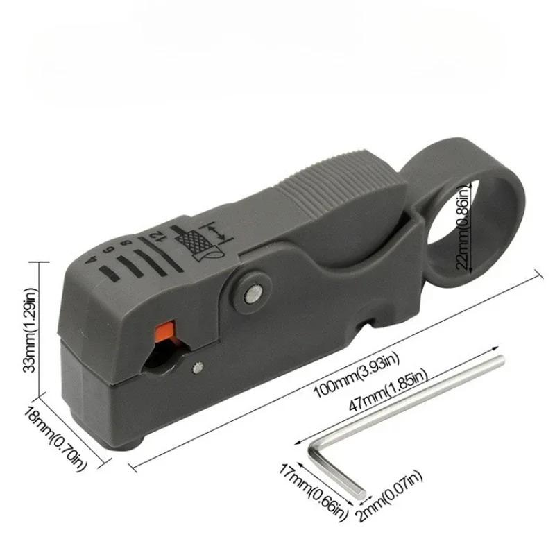 

1PC Automatic Stripping Pliers Wire Stripper Wire Coaxial Cable Cutter Tools Cable Stripper Pliers Decrustation Pliers