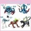 Realistic Mythical Creature Model Water Crab Beast Octopus Monster Ice Demon Stone Bull Black Panther Static Toy