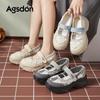 Augustine Sports Mary Jane Shoes Women's 2025 New Autumn Platform Casual Ballet Velcro Dexun Shoes