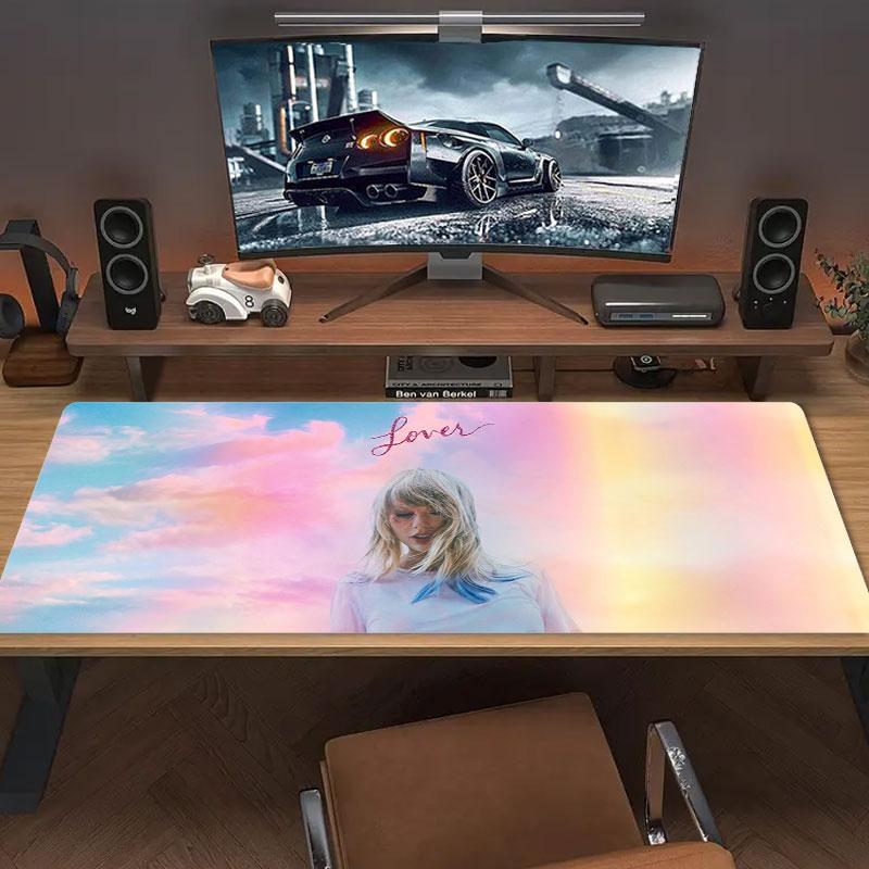 Garden Serenity Large Size Mouse Pad Large Gaming Table Cushion Nonslip Laptop Tablet Big Mousepad Xxl Mat Mini Pc Playmat With Lock Edge