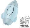 Mission Control Clitoral Stimulator Blue - Satisfyer - Suction Stimulators