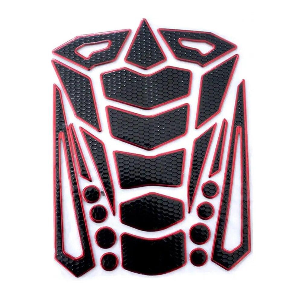 Universal 3D PVC Fishbone  Sticker Gas Fuel Oil Tank Pad Protector Cover Decals Motorcycle Tank Pad Sticker Accessories Parts