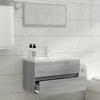 VidaXL Ensemble De Meubles De Salle De Bain 2 Pcs Sonoma Grey 815739