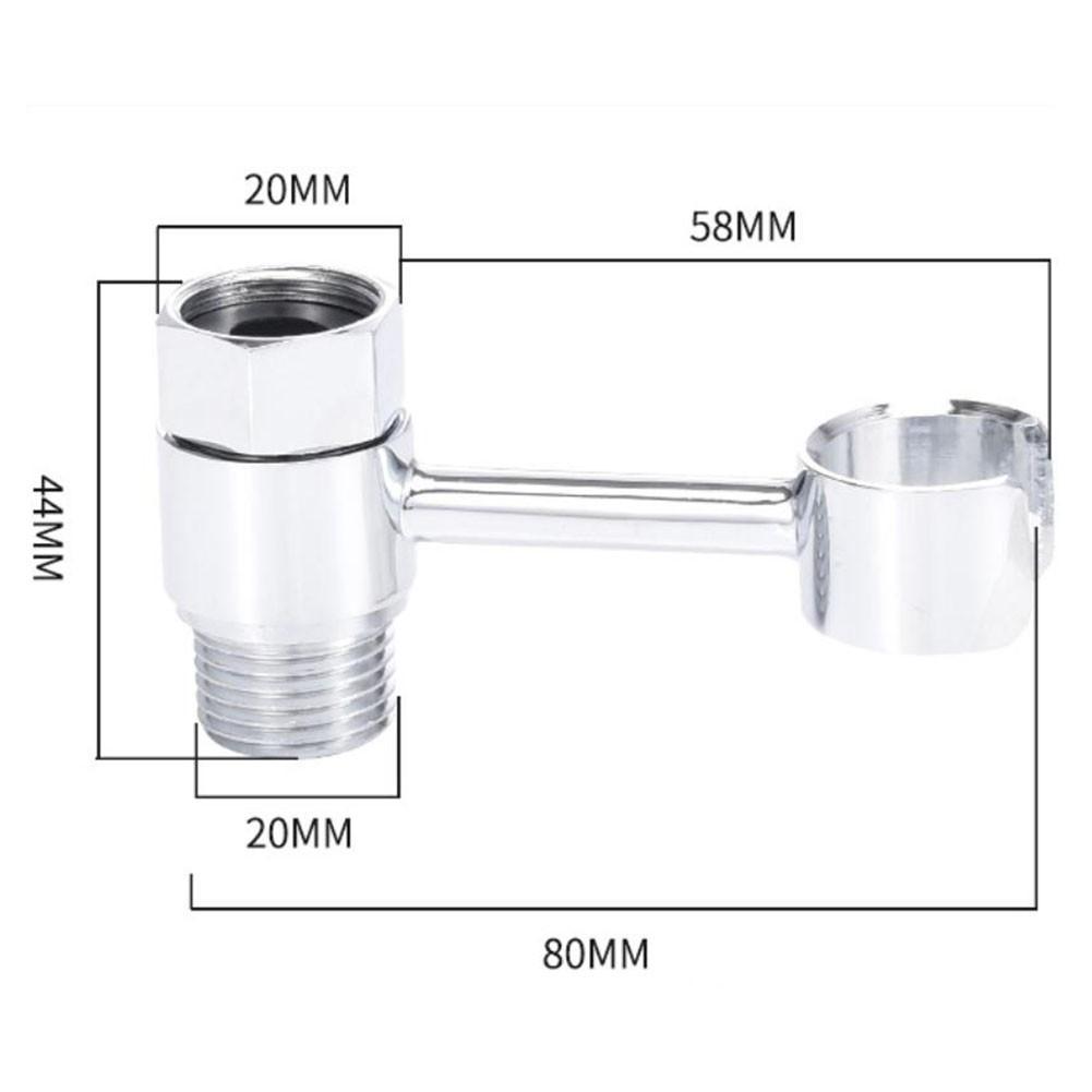 1ks držák bidetového postřikovače otočný o 360° 80*44*20mm držák bidetu