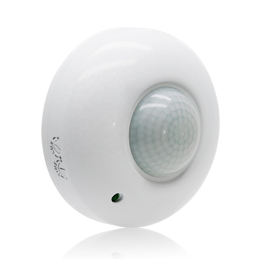 BS037 Infrared Motion Sensor Detector Ultrasonic Level Sensor Switch, Ceiling Mounted Occupancy Pir Motion Sensor Switch