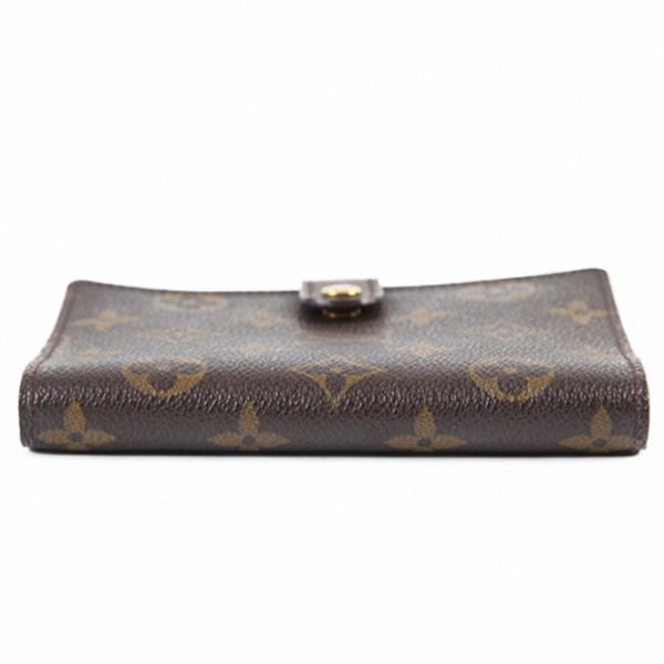 LOUIS VUITTON Monogram Agenda PM Notebook cover Monogram canvas Brown R20005 Used