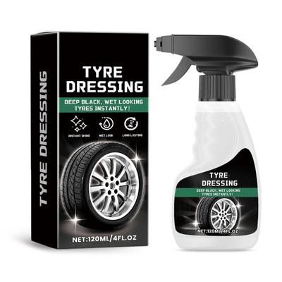 Automotive Tire Brightening Coating Agent Plastic Rubber Wheel Shine Gloss Restorer Sprayer Car Tyre Polishing