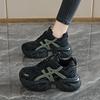 Summer mesh shoes women's breathable thin new platform dad shoes student mesh sneakers increase in height
