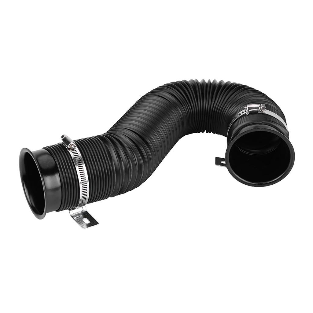 76mm 3inch Universal Car Cold Air Intake Inlet Pipe Flexible Duct Tube Hose Kit Black