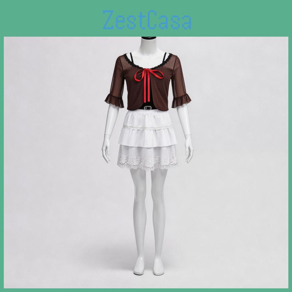 Zero Amakura Mio Cosplay Costume Set With Urban Street Design For Game Themed Parties And Conventions