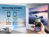 Lebeite Portable Mini HD Projector for Home, Dorm, and Bedroom – Mobile Phone Screen Mirroring with Gimbal Feature