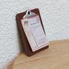 Miniature Menu Board Mini Clip Board with Menu Card Doll Accessory for 1/6 1/12 Doll Mansion Cafe Restaurant Scene