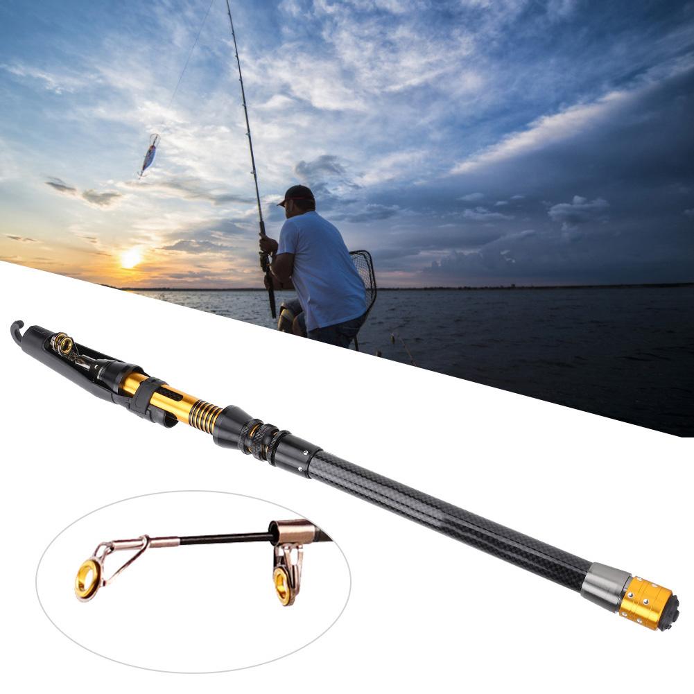 Mini Portable Ultralight Carbon Fiber Telescopic Fishing Rod Sea Fishing Rods1.8 m