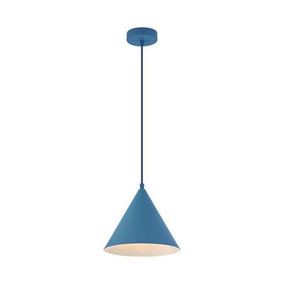 Lampa wisząca dekoracyjna 1xE27 23W IP20 – Metal niebieski