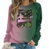 Women's Fashion Casual Long Sleeve Loose Printed Sweatshirt Top