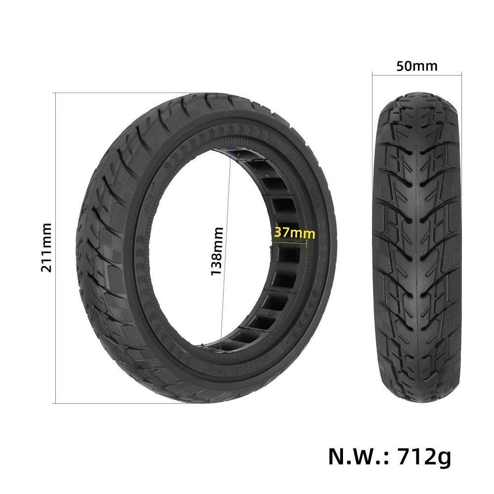 Цельнолитая шина Модель 50/75-6.1 Запасная часть Резина Black