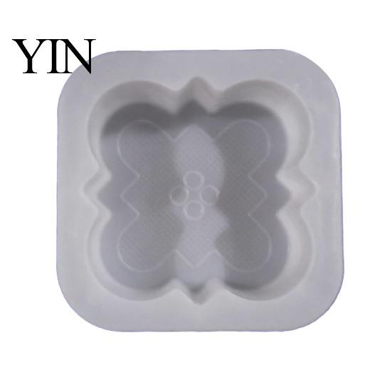 Easy Home Crafting Supplies Garden Stepping Stone Mold, Reusable Concrete Pathway Paver DIY Patio Flooring Mold Cement Pavement Mould for Backyard