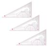 3pcs Clear Markings Garment Ruler Precise Measurement Scale Multifunctional Ruler  Pattern Making