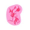 3D Flowers Shaped Fondant Chocolate Mould Cake-Topper Decorating Tools for Creative Baking Silicone Mold Easy To Clean
