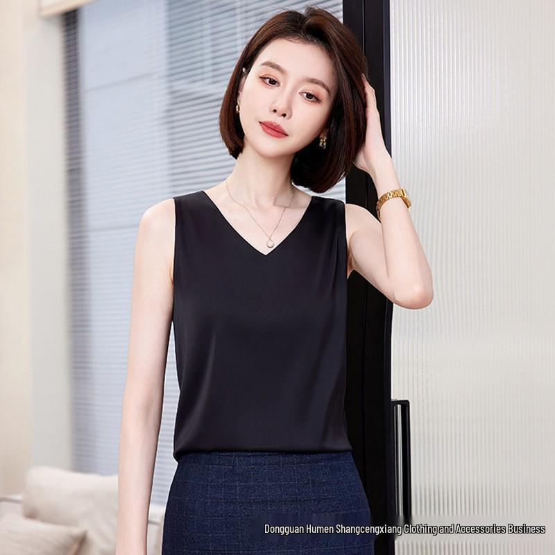 Women's High-End Acetate Satin Summer Blazer Set