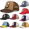 Gorra de Malla para Camionero con Pegatina de Tela con Estampado Animal, Gorra de Béisbol Transpirable de Verano con Visera Curva, Sombrero de Sol Casual Ajustable Multiestilo