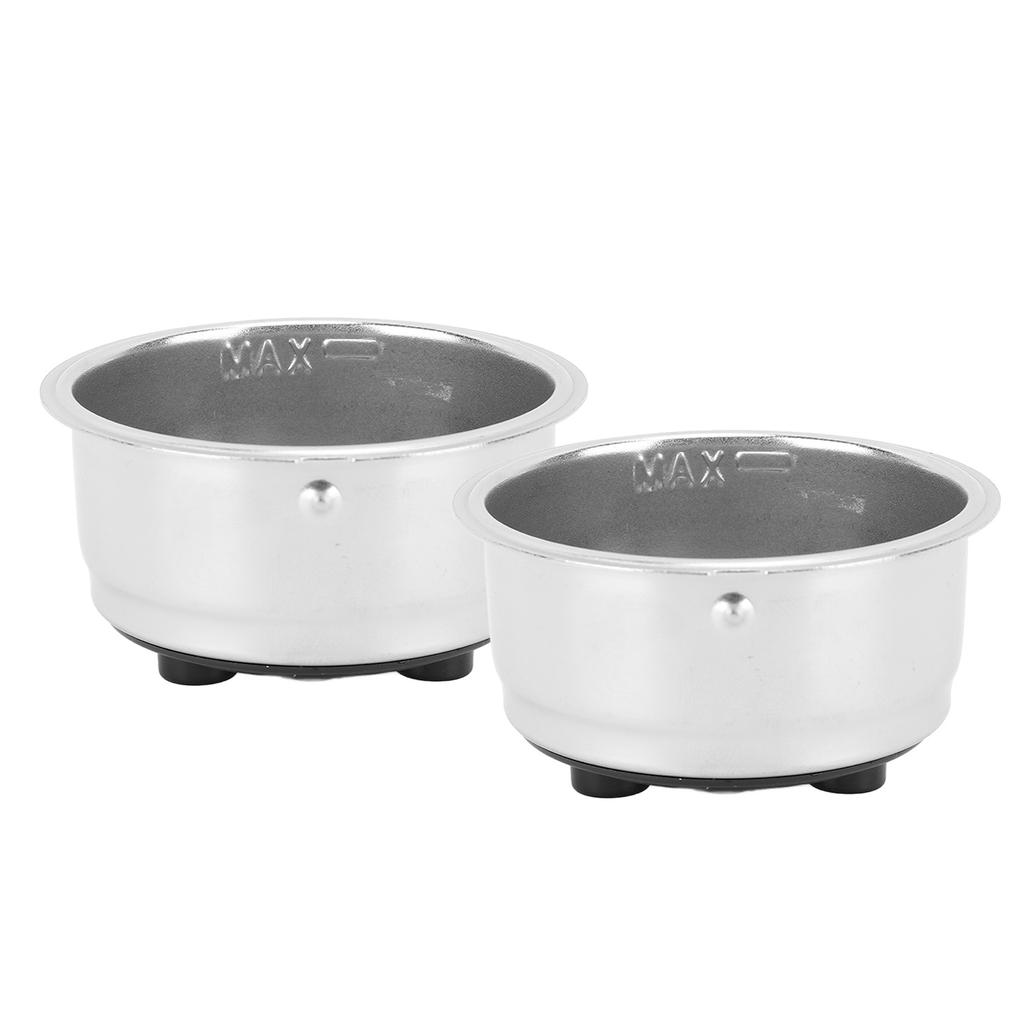 51mm 2 Cești Coș Filtru Portafiltru Oțel Inoxidabil Filtru Cafea Coș pentru Cafea Delonghi