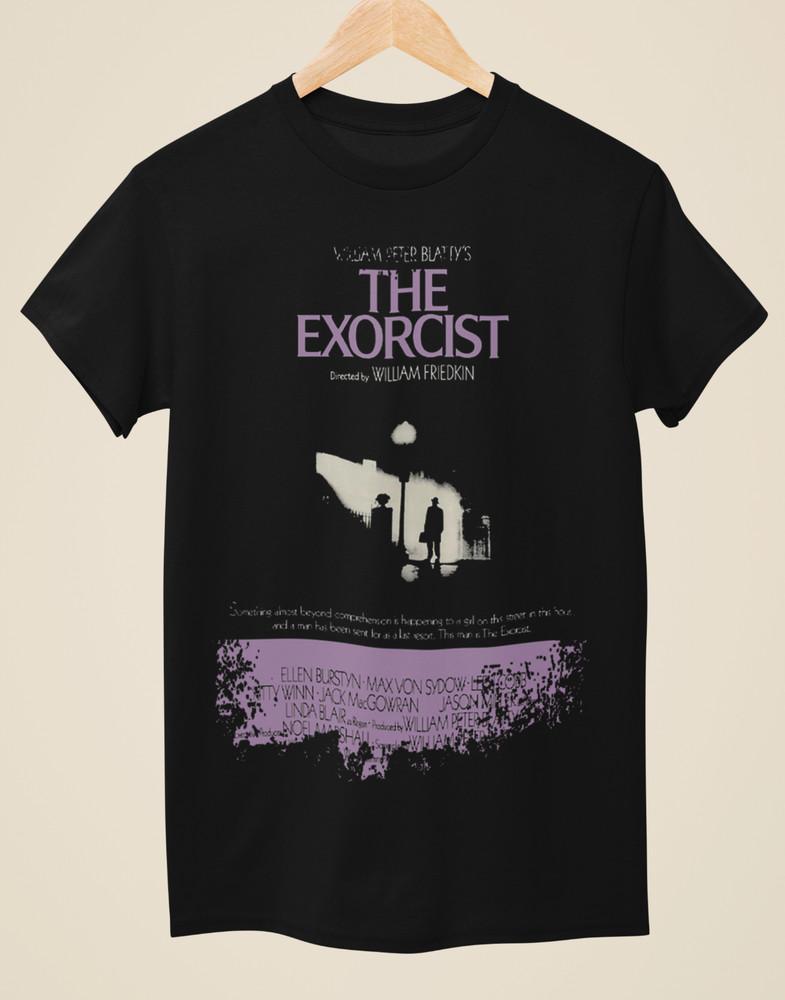 The Exorcist - Movie Poster Inspired Unisex Black T-Shirt Unisex T-Shirt M