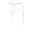 White Spiral Wall Lamp TALASSA 1xG9 8W SL.1308 Sollux Lighting