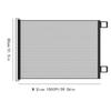 Automatic Pet Mesh Isolation Net Retractable Pet Gate For Kid Dog Fence Easy Install Pet Gate For Stairs Doorways Outdoor
