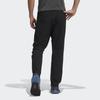 Adidas Logo Print Casual Tapered Pants Men Bottoms Black IC4370