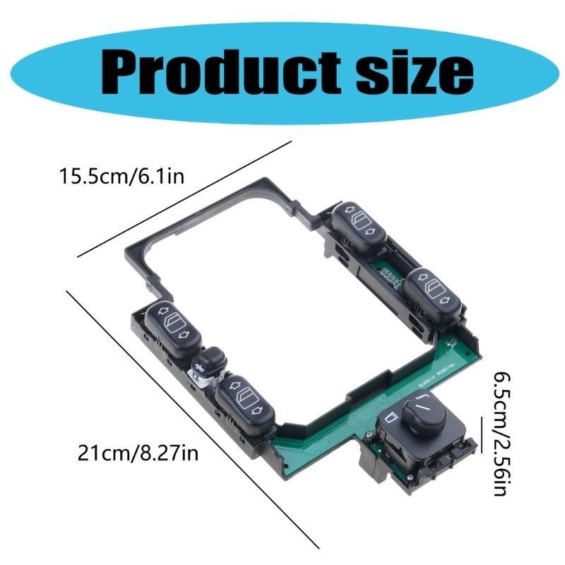 Elektrische Fensterheber Schalter Fensterheber Hauptbedienungsschalter 2108200110 Ersatz Autoersatzteil für W210 W202 E320 E300