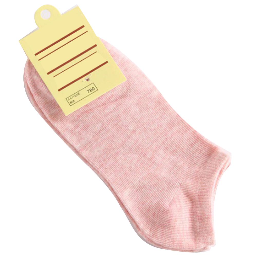 Stylish Casual Women Solid Color Elastic Cotton Breathable Low Cut Ankle Boat Socks Warm Socks