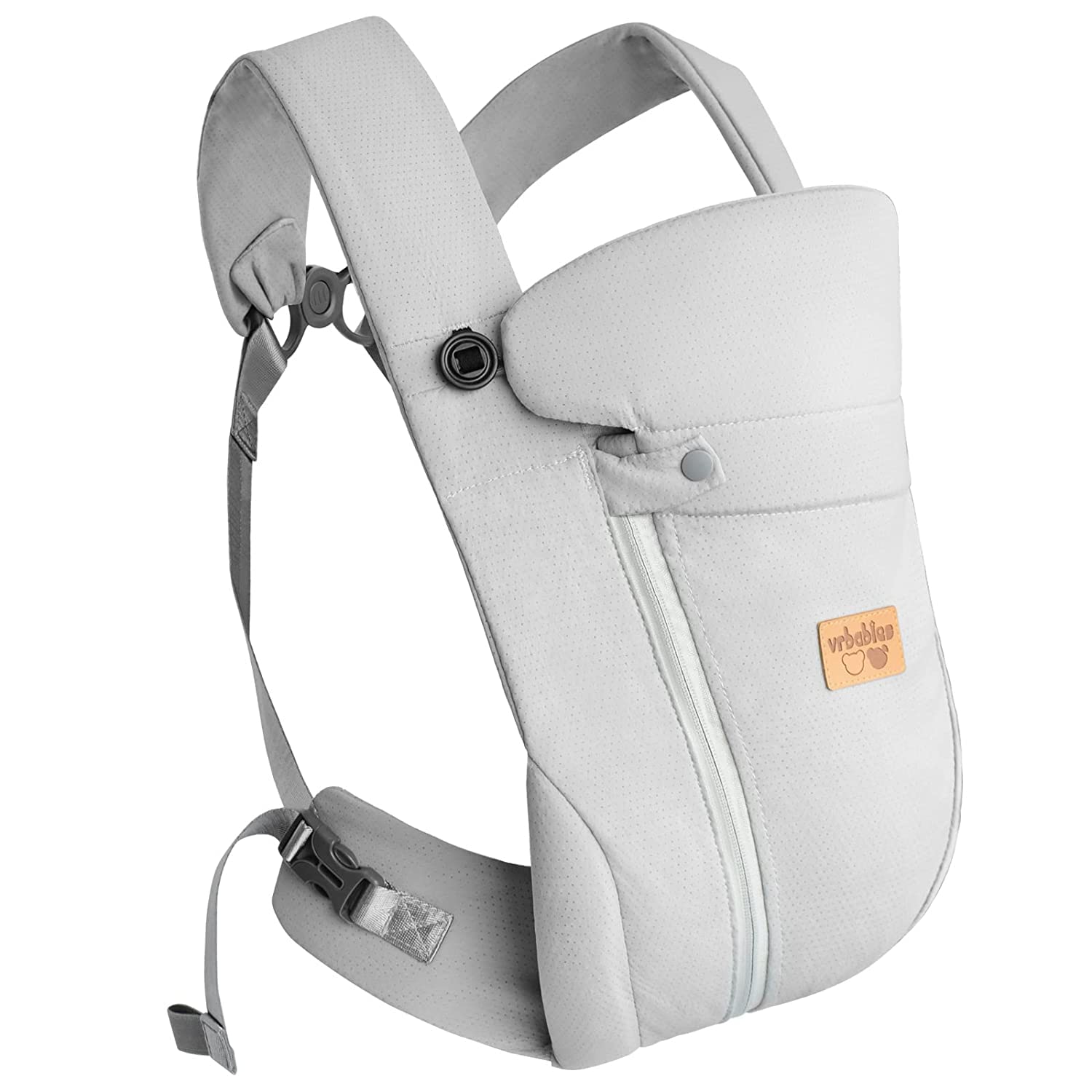 

Vrbabies Baby Newborn and Baby Carrier for Mom and with Lumbar Lightweight and Baby Gift Sling, Carrier, Face-to-Face Forward-Facing, Dad, Support,