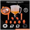 HORUSDY No-Spill Coolant Funnel Kit, Spill Proof Funnel Bleeder With Adapters. Universal Fitment