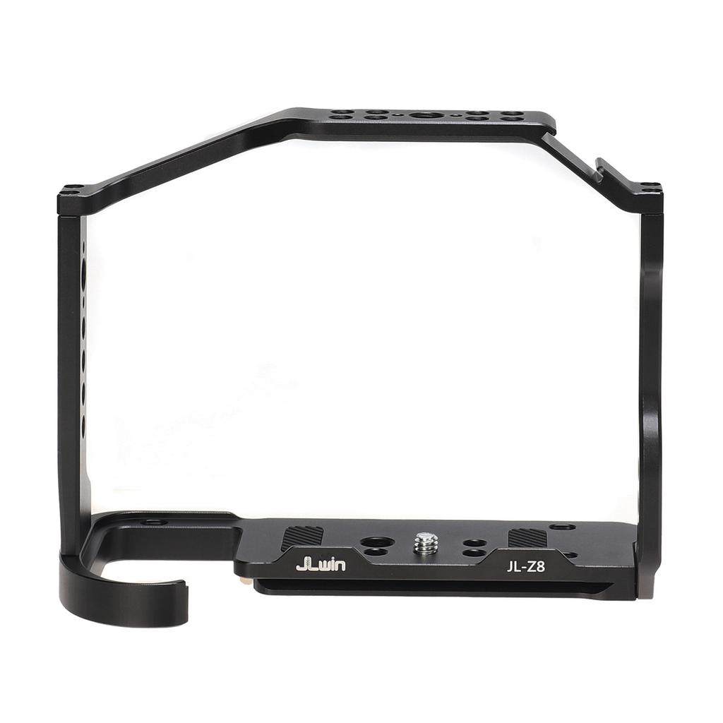 JLwin JL-Z8 Camera Cage Aluminum Alloy Camera Video Cage with Magnetic Wrench Slot Cold Shoe Mount