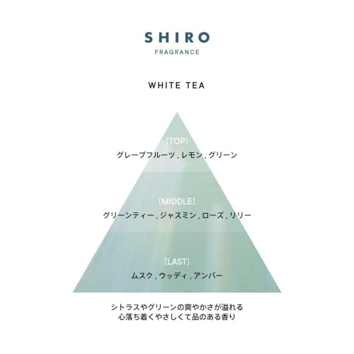 SHIRO White Tea Eau de Parfum 40mL Pre-Fragrance Perfume