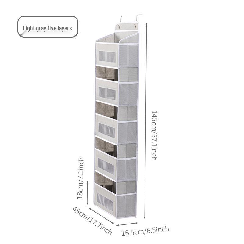 Multifunctional Over-the-Door Hanging Storage Bag and Phone Organizer