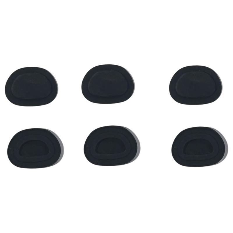 6PCS Blender Spout Sealing Caps Heat Resistant Silicone Replacement Part Silicone Texture Suitable for Mixing Machines